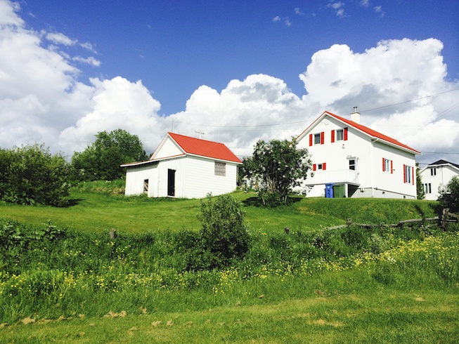 L'arrière de la maison