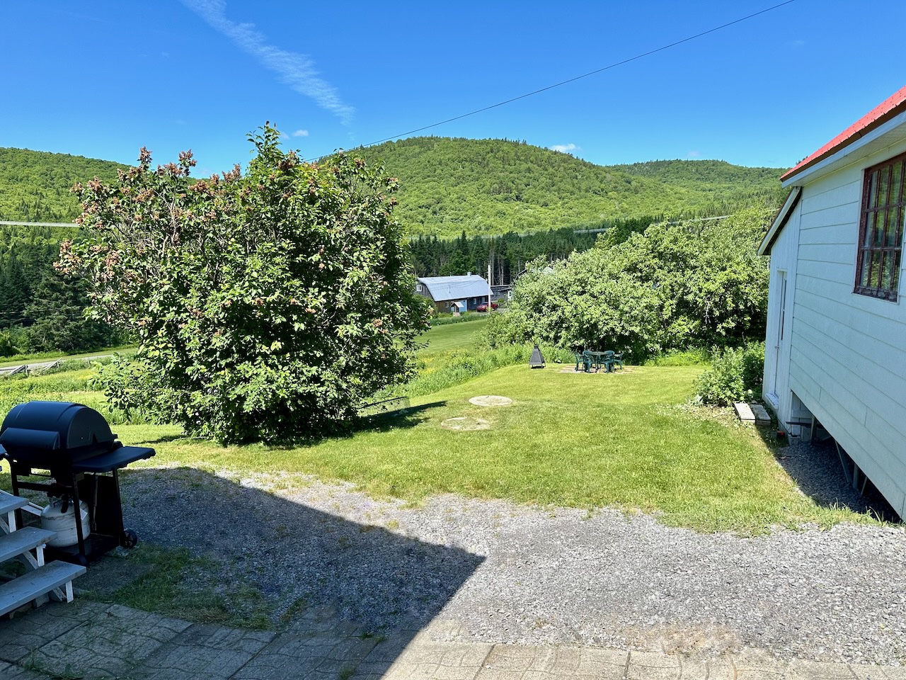 L'arrière de la maison