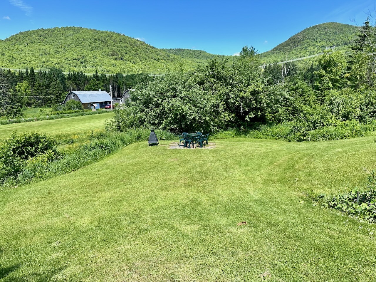 L'arrière de la maison