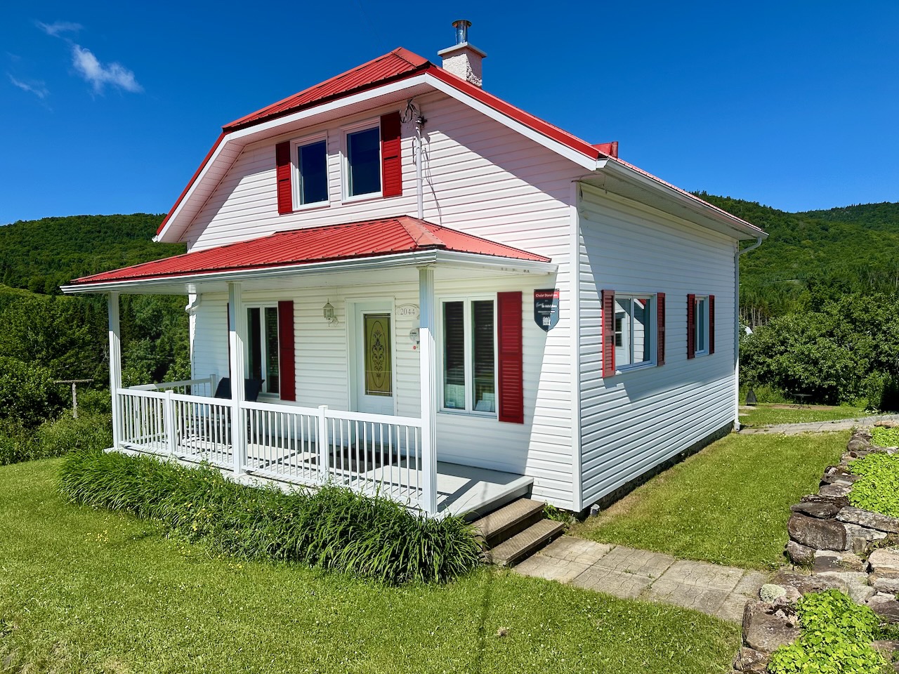 L'avant de la maison